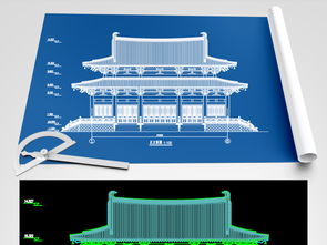 解析唐式大雄寶殿建筑結(jié)構(gòu) 從CAD施工圖到園林設(shè)計整合
